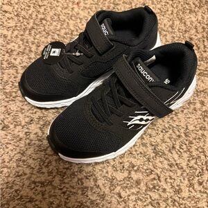 Saucony Kids Black and White Sneakers